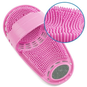 Brosse à pied pour salle de bain en Silicone