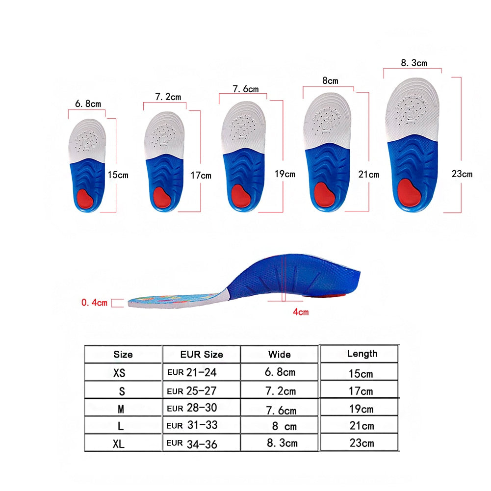 Semelles orthopédiques pour enfants - Protec