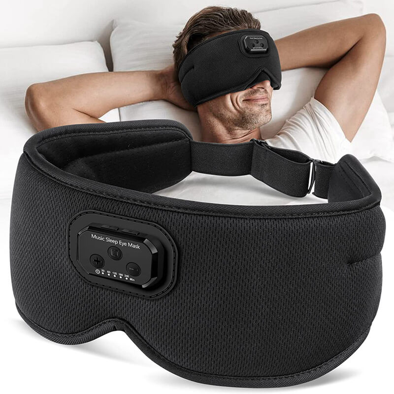 Masque de sommeil Bluetooth HD ultra doux avec musique